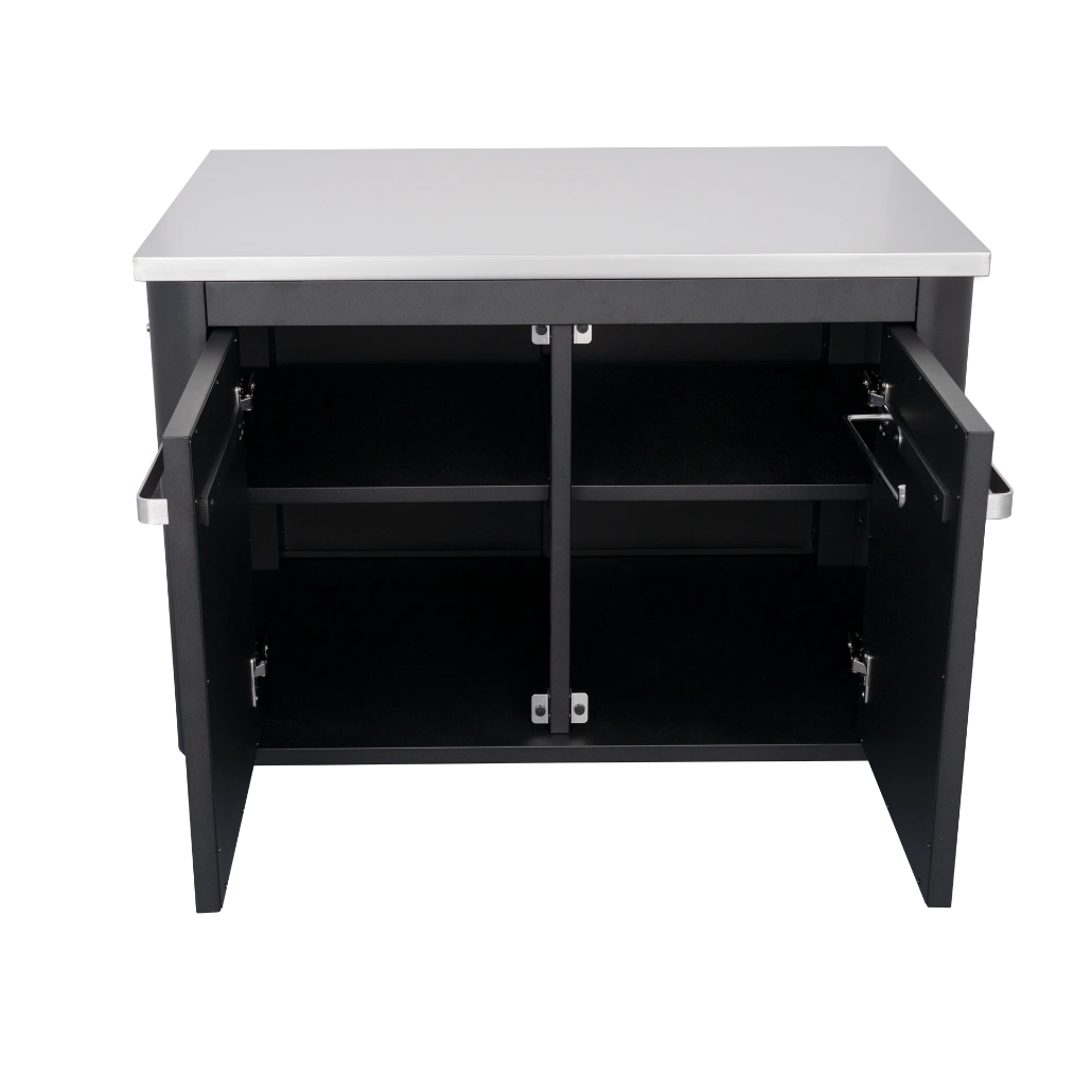 Bucatarie exterioara Cozze - modul dulap cu blat de 90 cm din otel inoxidabil [3]