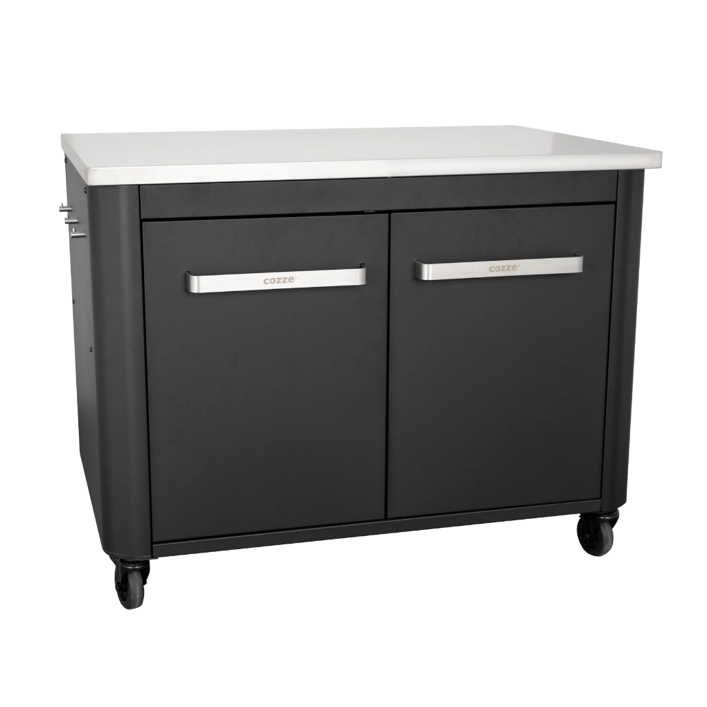 Bucatarie exterioara Cozze - modul dulap cu blat de 90 cm din otel inoxidabil [2]