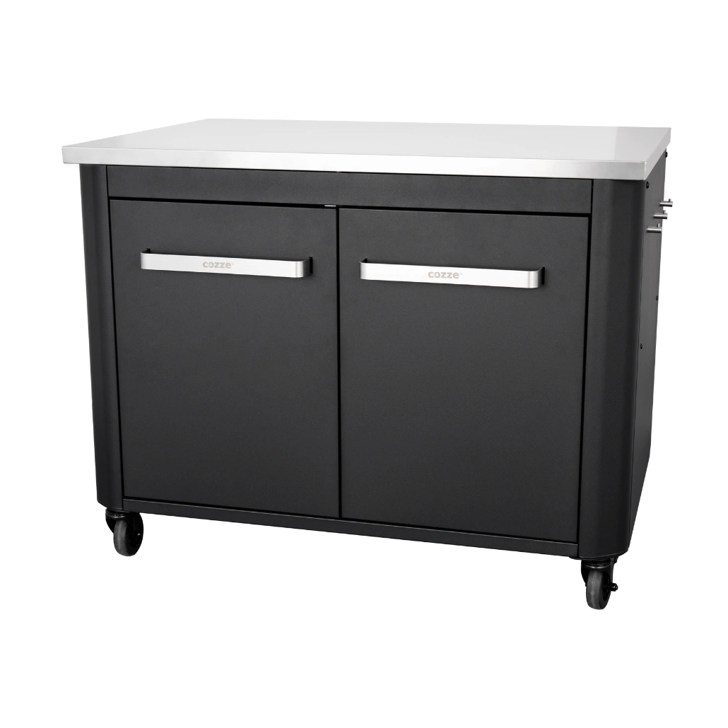 Bucatarie exterioara Cozze - modul dulap cu blat de 90 cm din otel inoxidabil [1]