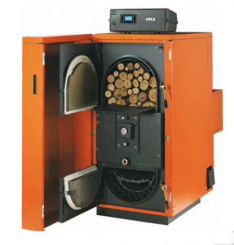 CENTRALE TERMICE - Cazan ARCA REGOVENT 150 R INOX pe lemne cu gazeificare