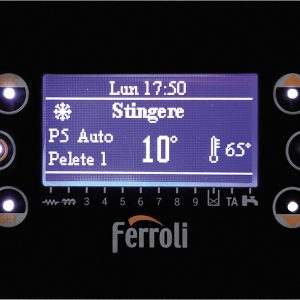 Cazan Ferroli BIOPELLET COMPACT (40 kw) din oțel cu funcționare pe peleți [1]