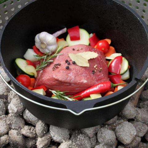 Ceaun fonta cu picioare 8l [5]