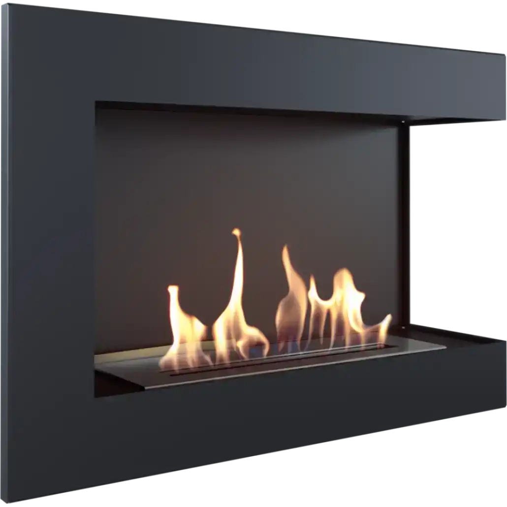 SEMINEE DECORATIVE - DELTA negru colt dreapta - 70 x 48 x 28 cm