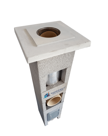 Cos de fum profesional ceramic EcoHorn | Remdar.ro [5]