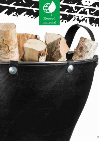 Cos de lemne din anvelope reciclate [2]