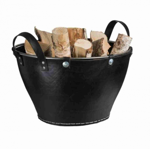 Suporturi pentru lemne - Cos de lemne din anvelope reciclate