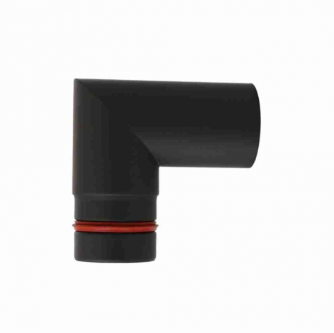 TUBULATURA EVACUARE PELETI - Cot fix 2 segmente tubulatura premium/ 90 gr