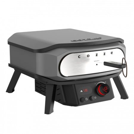 Cuptor pizza electric Cozze PREMIUM 34 cm - usita si piatra de pizza, termometru digital - inclusiv scut termic [1]