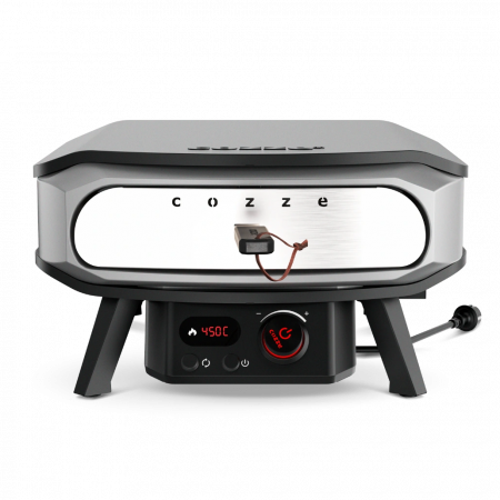 Cuptor pizza electric Cozze PREMIUM 42.5 cm - usita si piatra de pizza, termometru digital - inclusiv scut termic [3]
