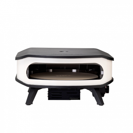 CUPTOARE PIZZA - Cuptor pizza pe gaz 42.5 cm Cozze - piatra pizza rotativa, lumina LED + REGULATOR