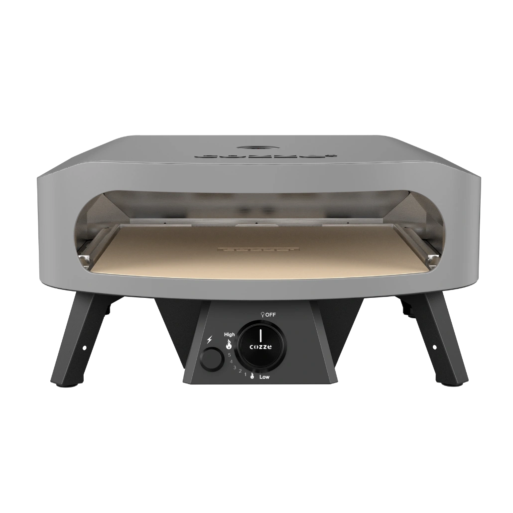 Cuptor pizza pe gaz 42.5cm Cozze Classic cu piatra pizza + regulator gaz [2]