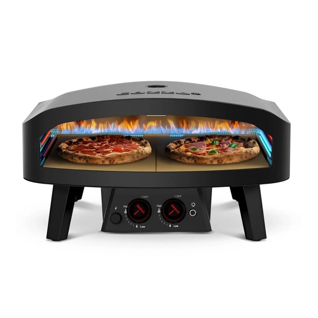 Cuptor pizza pe gaz 61 cm Cozze Negru + Regulator gaz [1]