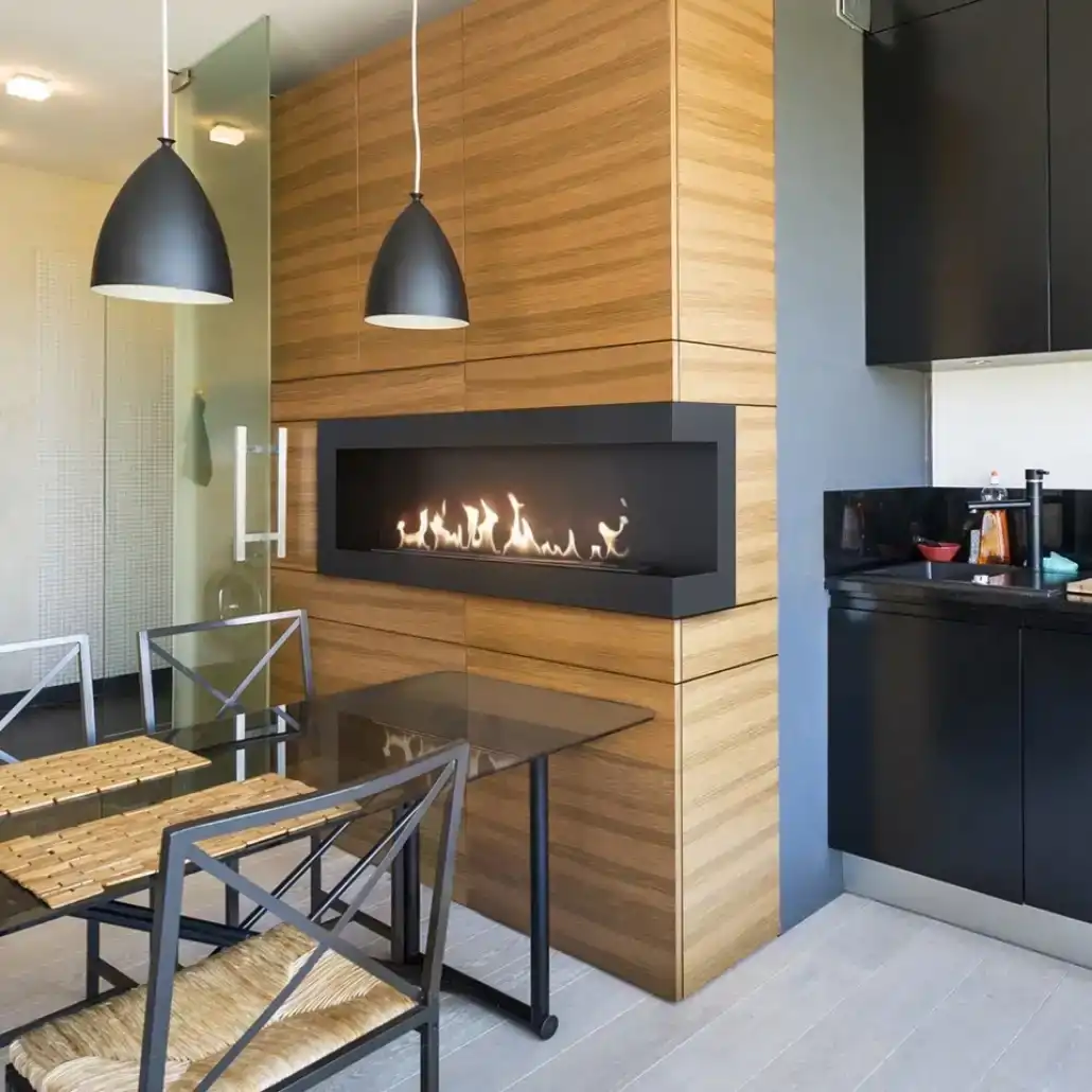 SEMINEE DECORATIVE - DELTA negru colt dreapta - 120 x 48 x 28 cm