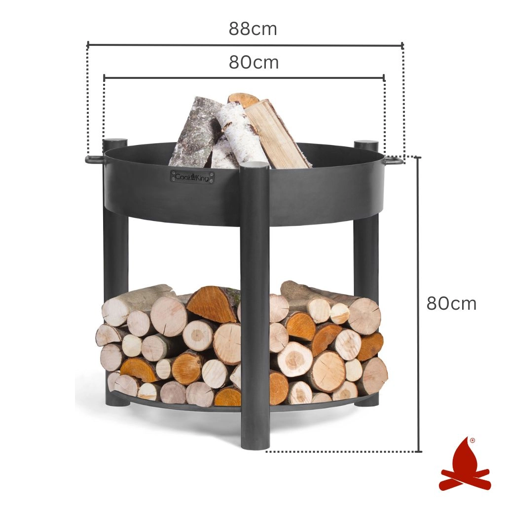 VATRA MONTANA HIGH 80 CM CU PLITA CU MANERE [7]