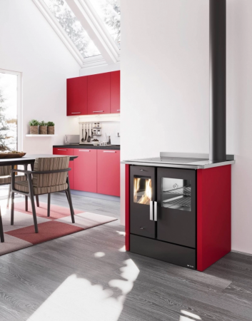 ELVIRA CU PLITA SI CUPTOR 8-9.5KW - ROSSO [3]