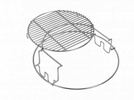 BIG GREEN EGG - Etajera din inox L - gatit pe 2 nivele