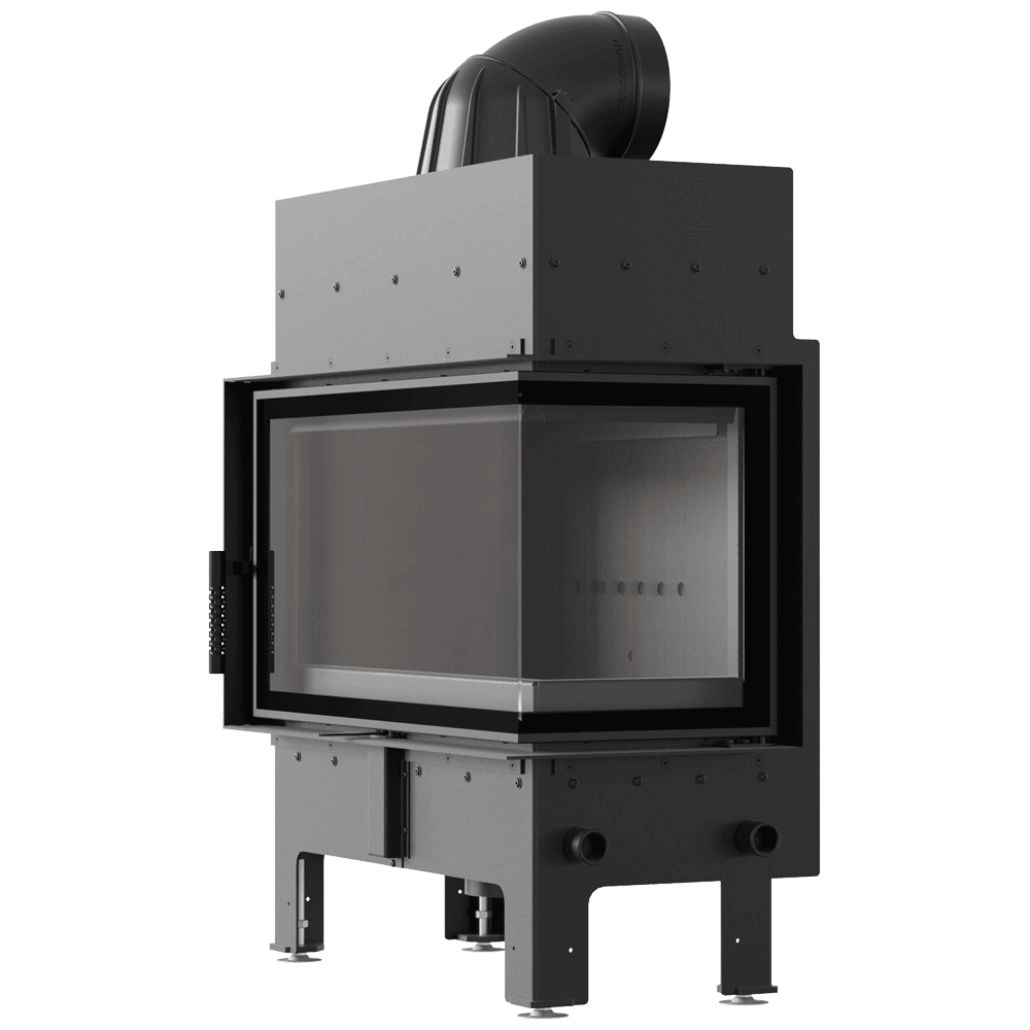 SEMINEE SI SOBE PE LEMNE - FLOTEK M 10kW - Sticla Dreapta Samota Neagra