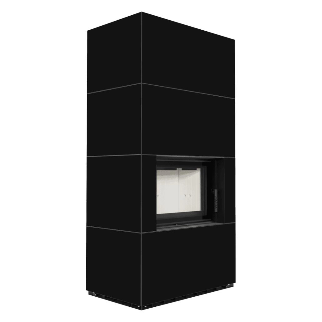 SEMINEE MODULARE PREFABRICATE - Flotek BOX 8 kW NERO ASSOLUTO - cuarz sinterizat