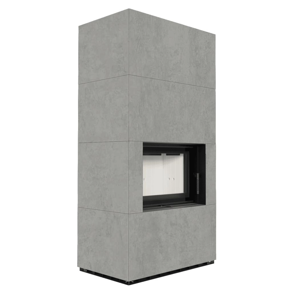 SEMINEE MODULARE PREFABRICATE - Flotek BOX 8 kW CEMENTO GRIGIO - cuarz sinterizat