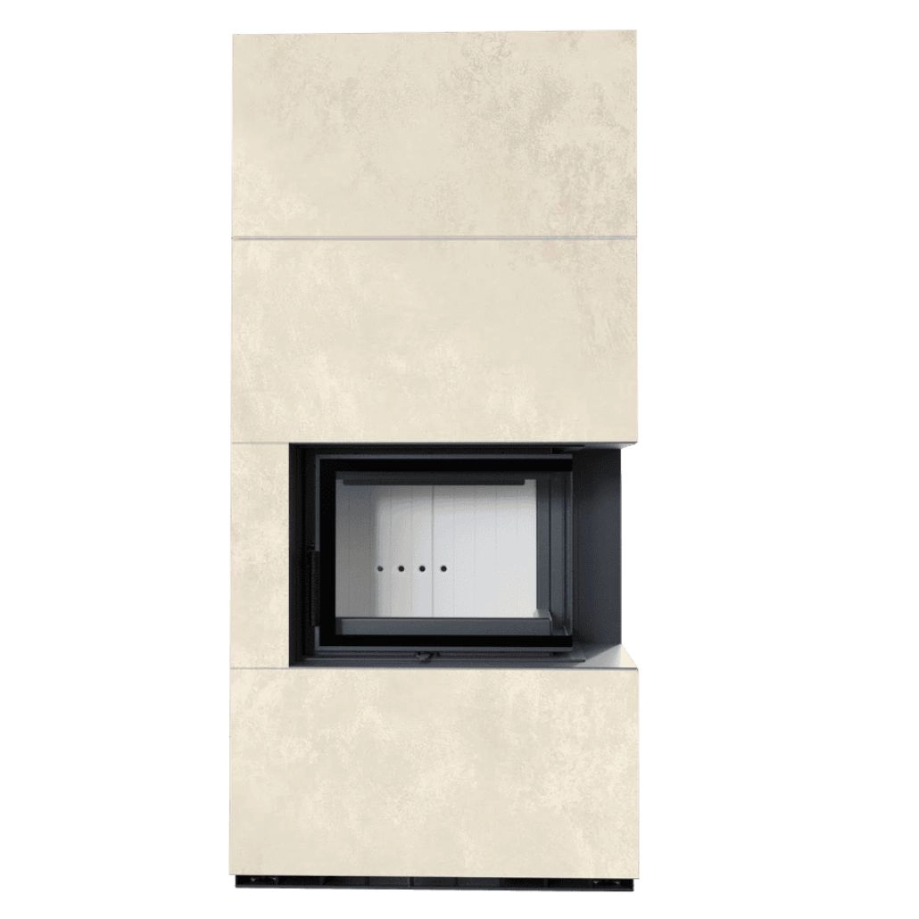 Flotek BOX 8 kW OXIDE BIANCO Sticla Dreapta - cuarz sinterizat [1]