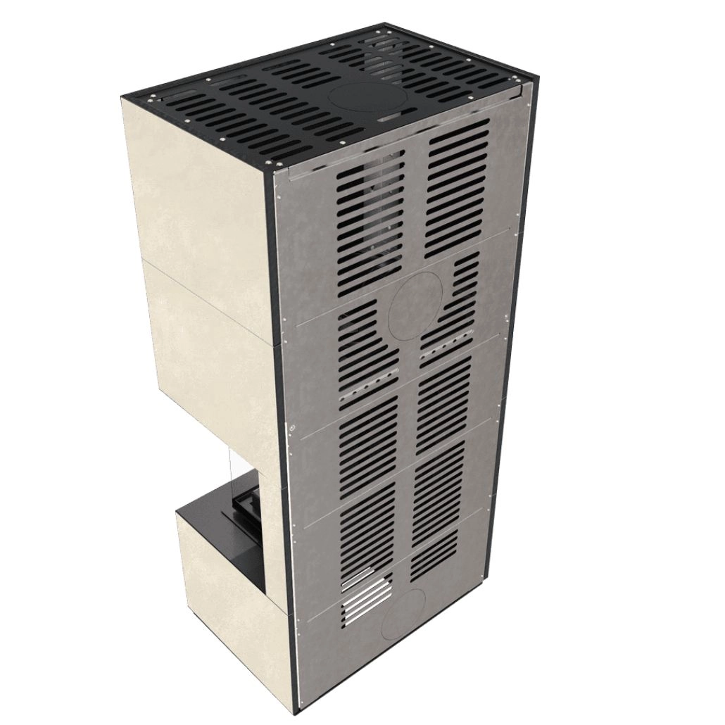 Flotek BOX 8 kW OXIDE BIANCO Sticla Dreapta - cuarz sinterizat [2]