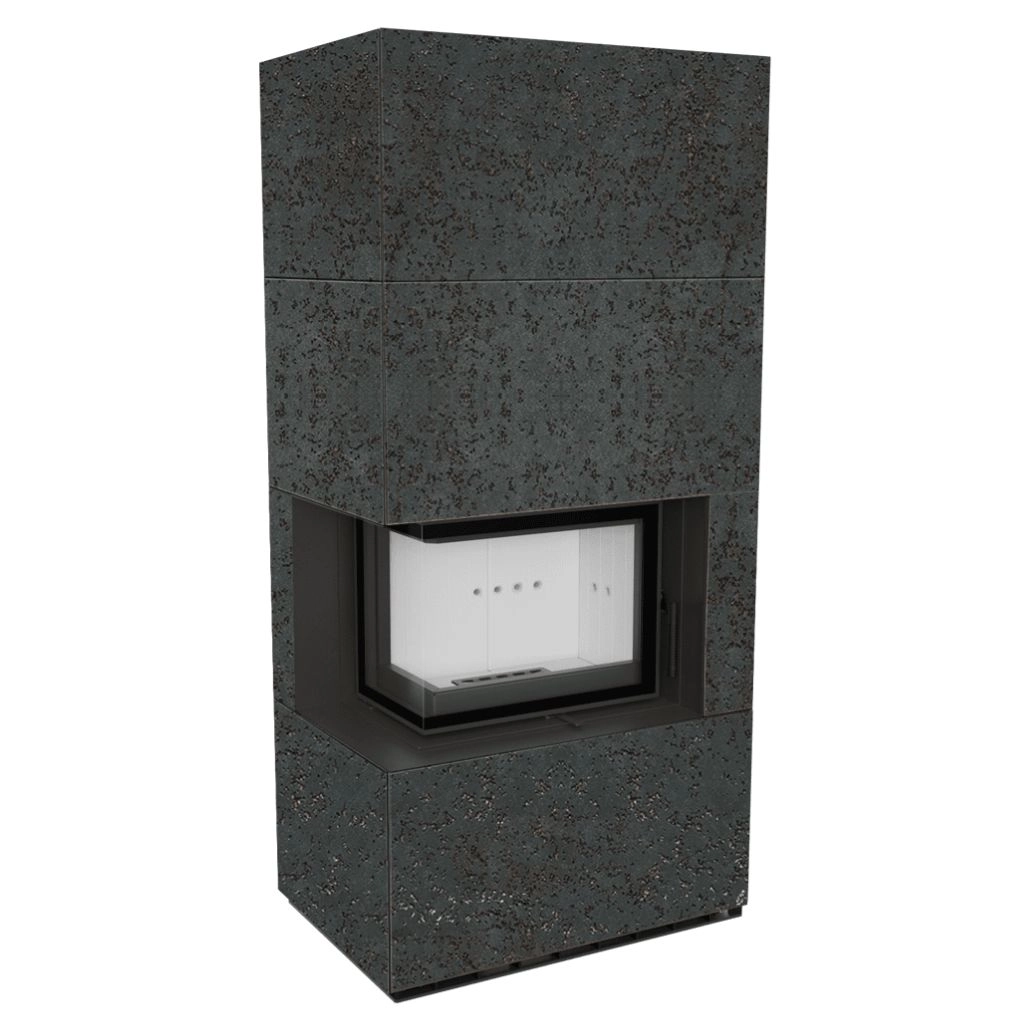 SEMINEE MODULARE PREFABRICATE - Flotek BOX 8 kW OXIDE NERO Sticla Stanga - cuarz sinterizat