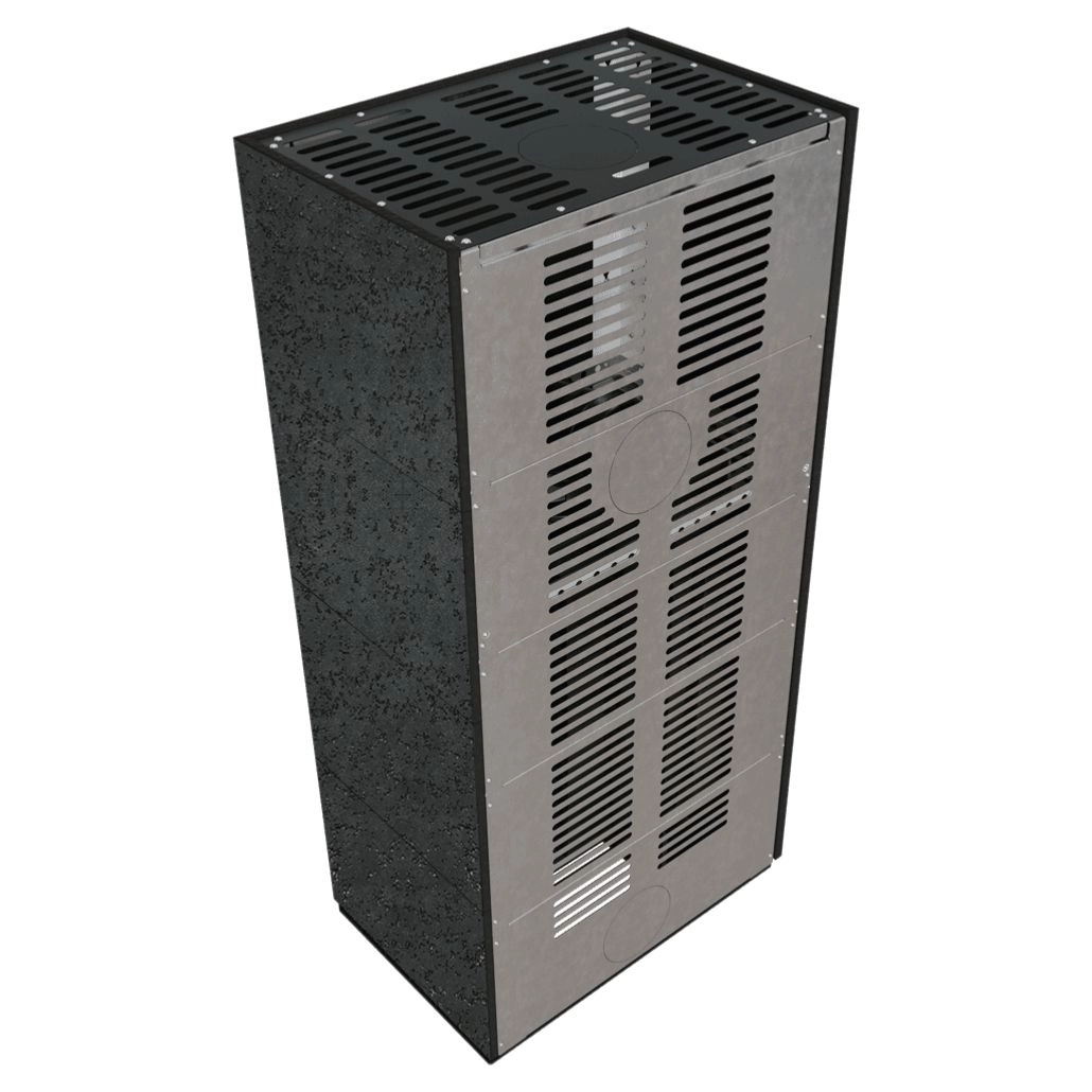 Flotek BOX 8 kW OXIDE NERO Sticla Stanga - cuarz sinterizat [2]