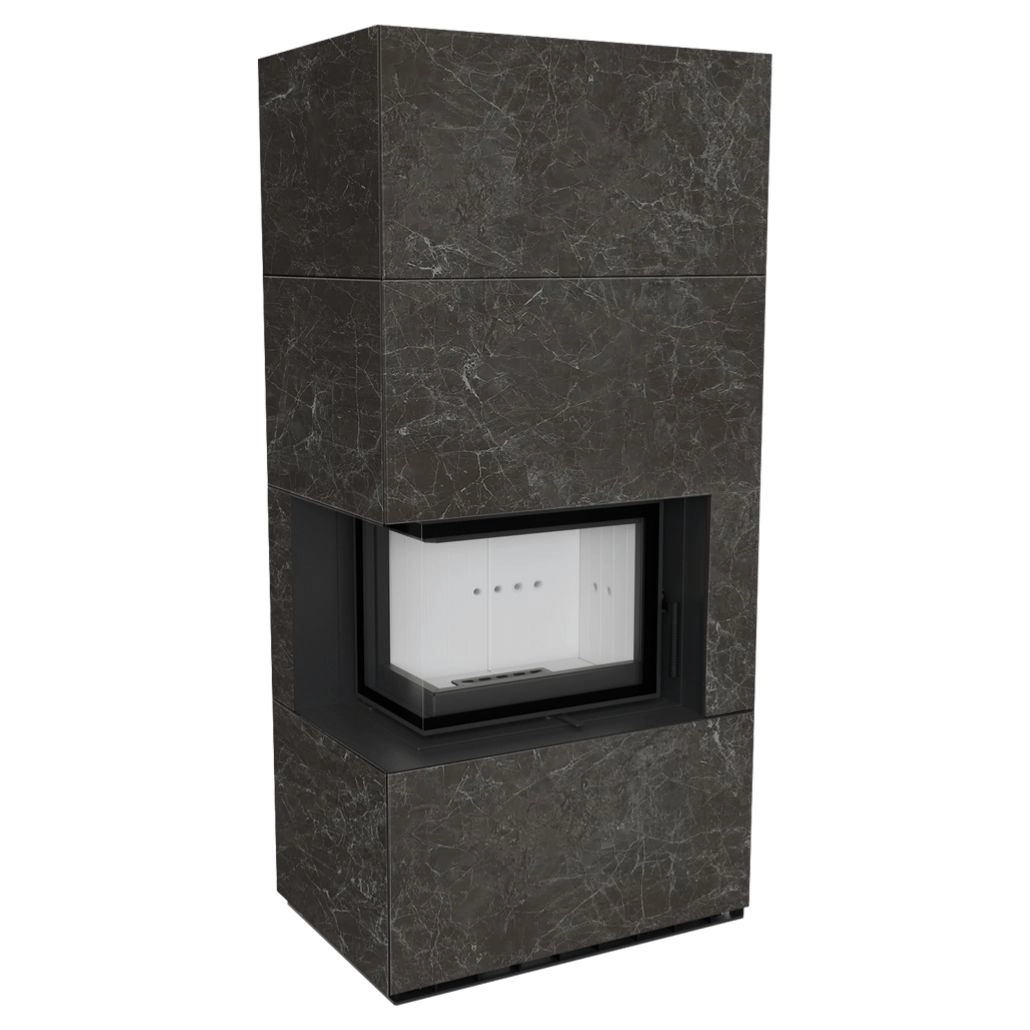 SEMINEE MODULARE PREFABRICATE - Flotek BOX 8 kW NATURALI NERO GRECO Sticla Stanga - cuarz sinterizat