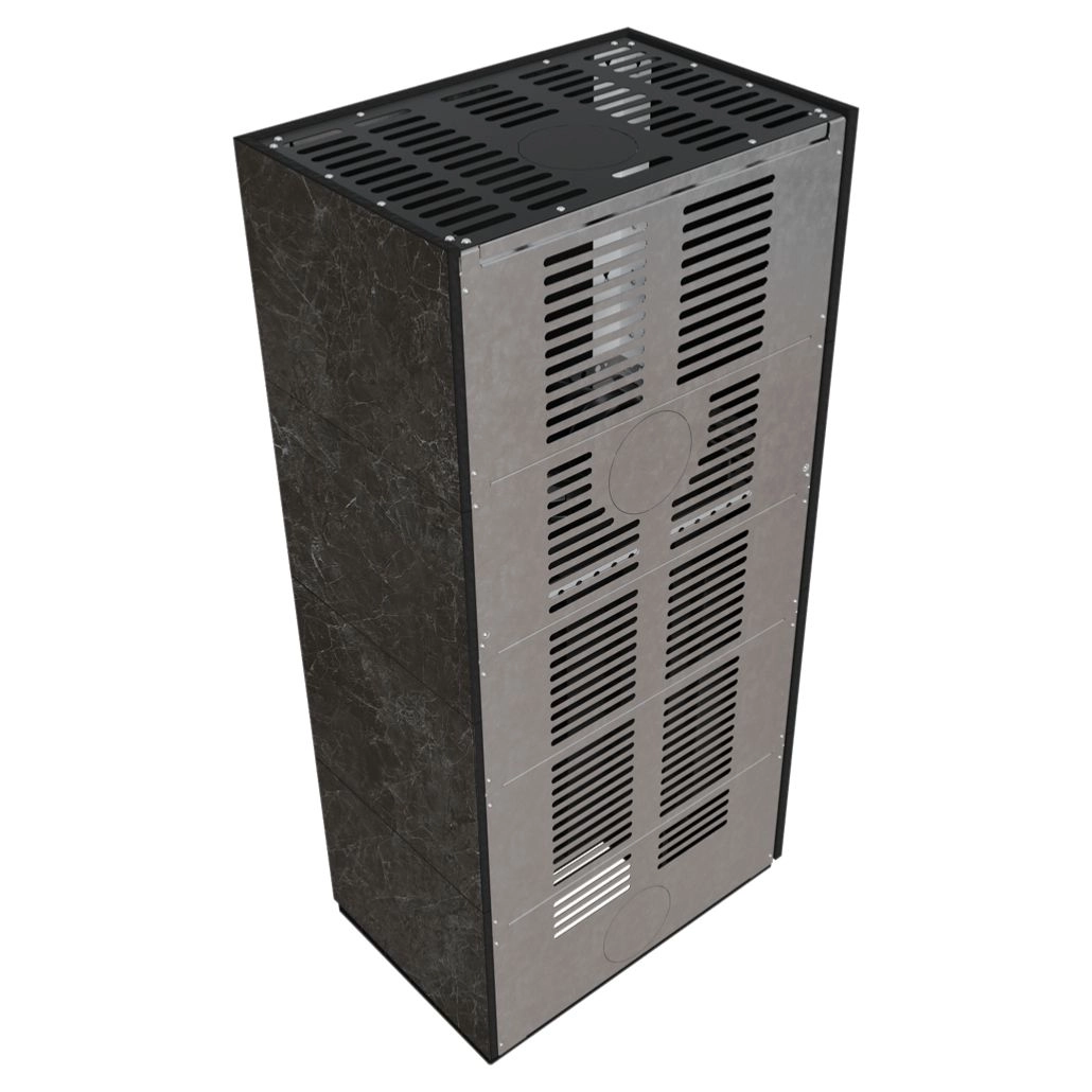 Flotek BOX 8 kW NATURALI NERO GRECO Sticla Stanga - cuarz sinterizat [2]