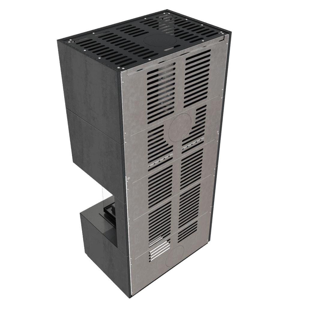 Flotek BOX 8 kW SAVOIA ANTRANCITE Sticla Dreapta - cuarz sinterizat [2]