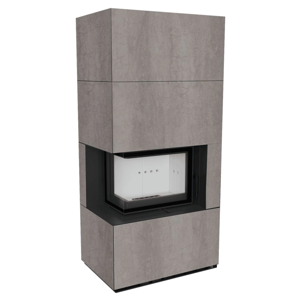 SEMINEE MODULARE PREFABRICATE - Flotek BOX 8 kW SAVOIA GRIGIA Sticla Stanga - cuarz sinterizat