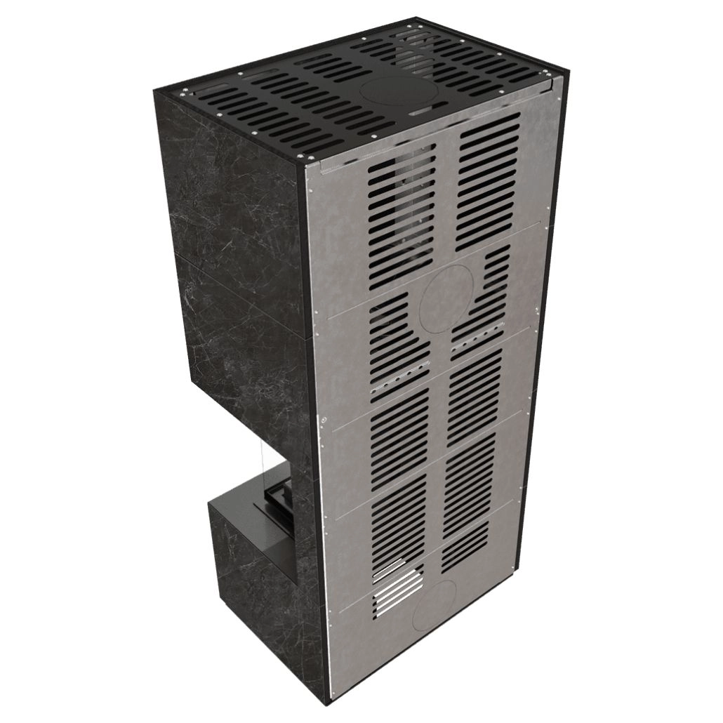 Flotek BOX 8 kW NATURALI NERO GRECO Sticla Dreapta - cuarz sinterizat [2]