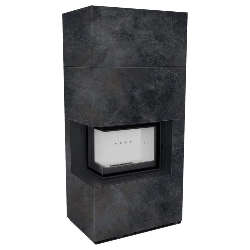 SEMINEE MODULARE PREFABRICATE - Flotek BOX 8 kW OSSIDO NERO Sticla Stanga - cuarz sinterizat