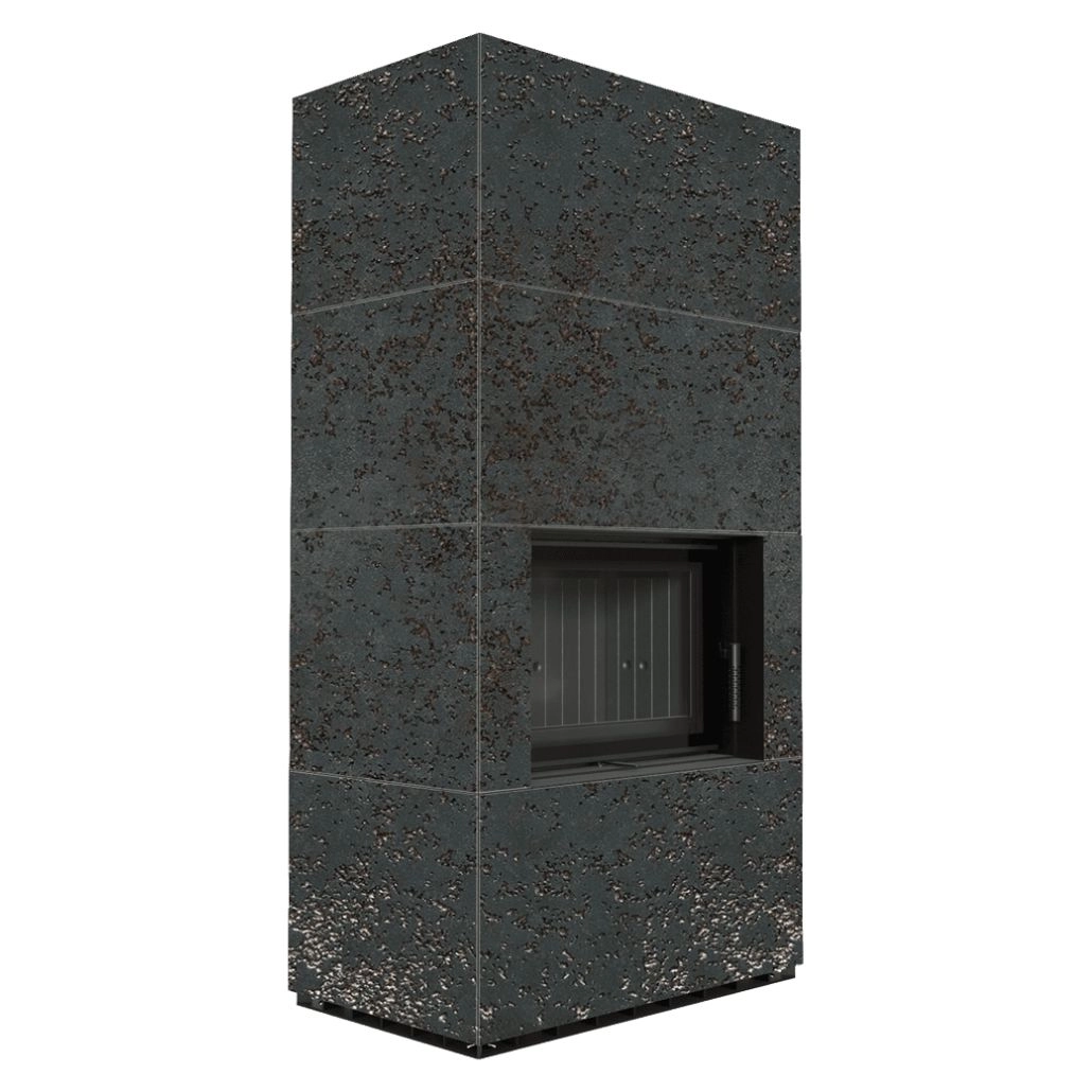 SEMINEE MODULARE PREFABRICATE - Flotek BOX 8 kW OXIDE NERO Samota Neagra - cuarz sinterizat