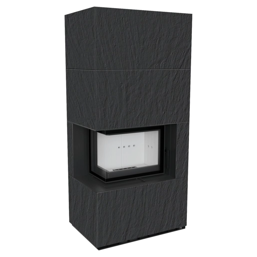 SEMINEE MODULARE PREFABRICATE - Flotek BOX 8 kW NATURALI ARDESIA Sticla Stanga - cuarz sinterizat