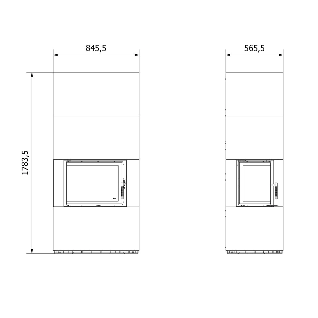 Flotek BOX 8 kW FOKOS TALCO Sticla Stanga - cuarz sinterizat [3]