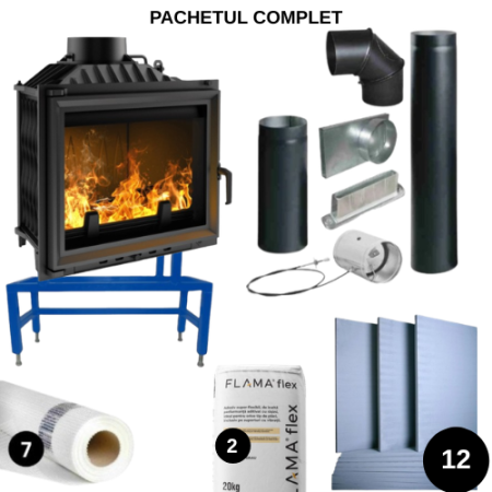 FOCARE SEMINEE - FOCAR FONTA A100 10 kW - Pachet complet