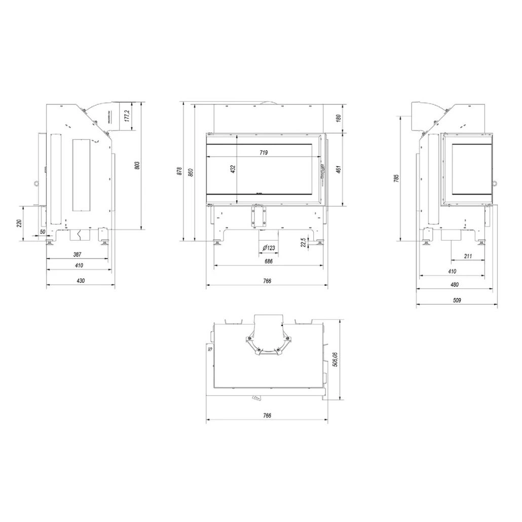 Focar Malmo 10.5 kW - Sticla Stanga [5]