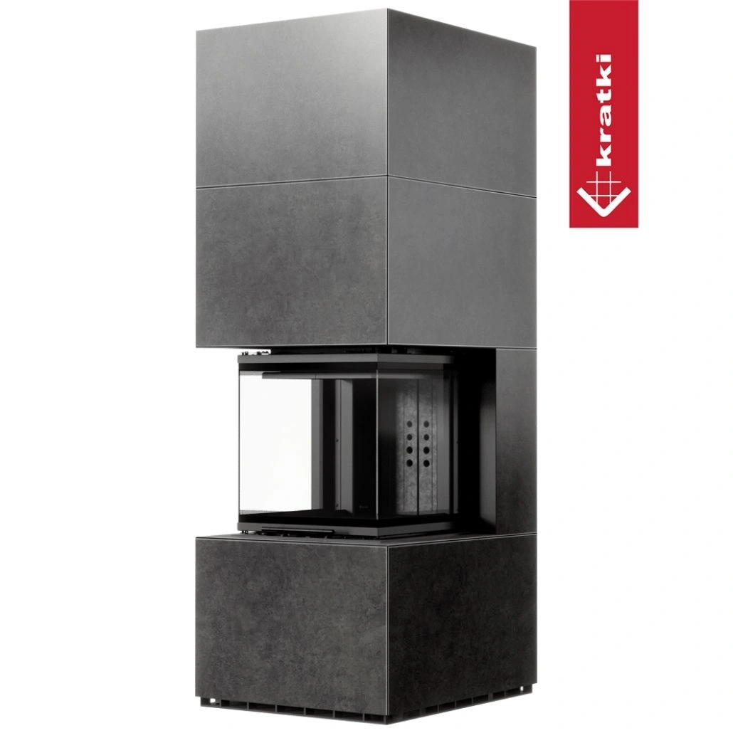 Focar modular NBC 8kW L Fokos Grafite - samota neagra [1]