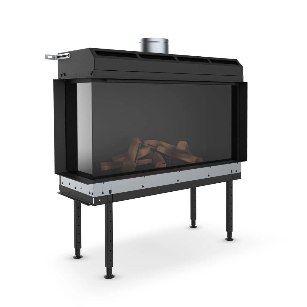 ȘEMINEE PE GAZ - Focar pe gaz ECKA G-115L - Sticla Stanga