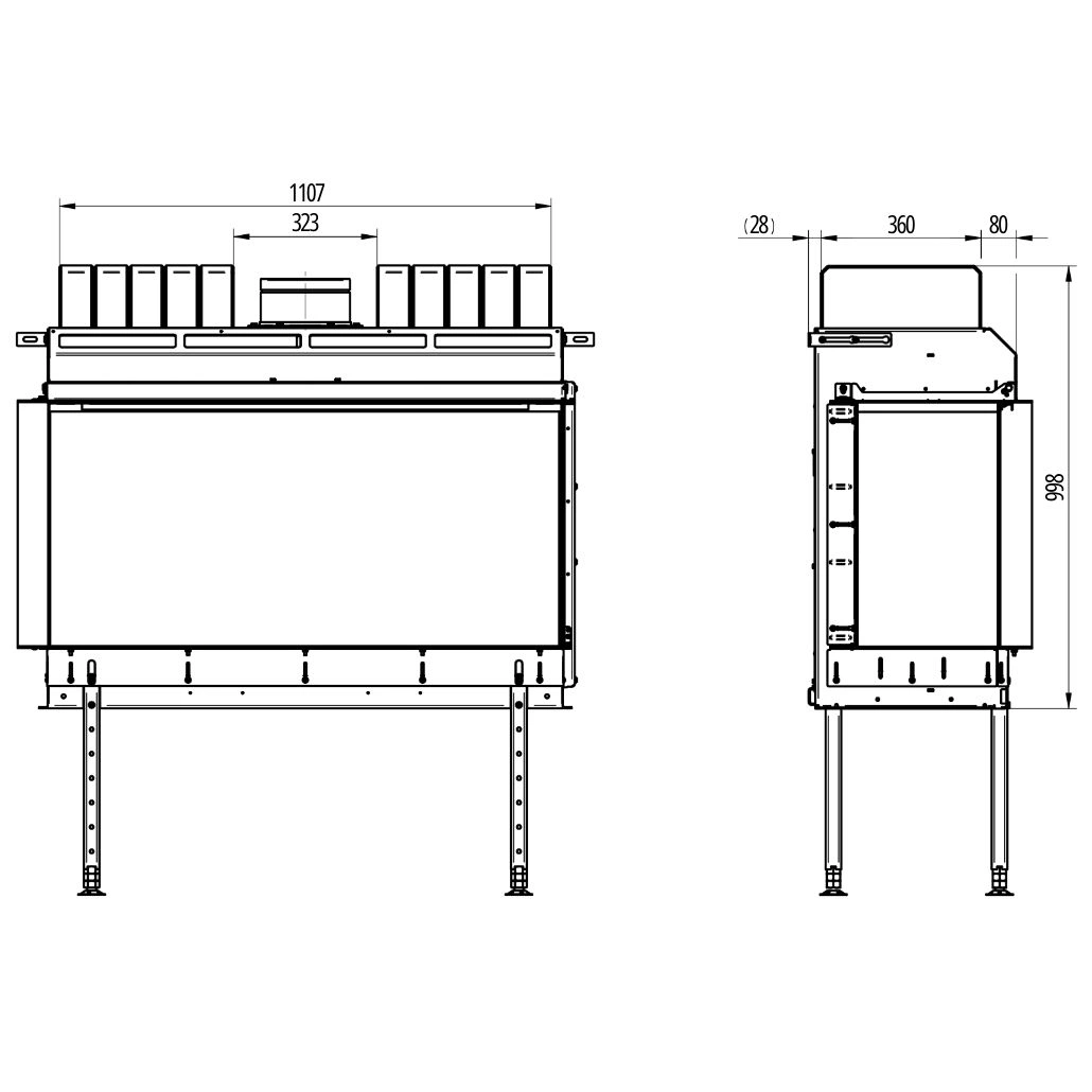 Focar pe gaz ECKA G-115L - Sticla Stanga + Set acumulare [4]