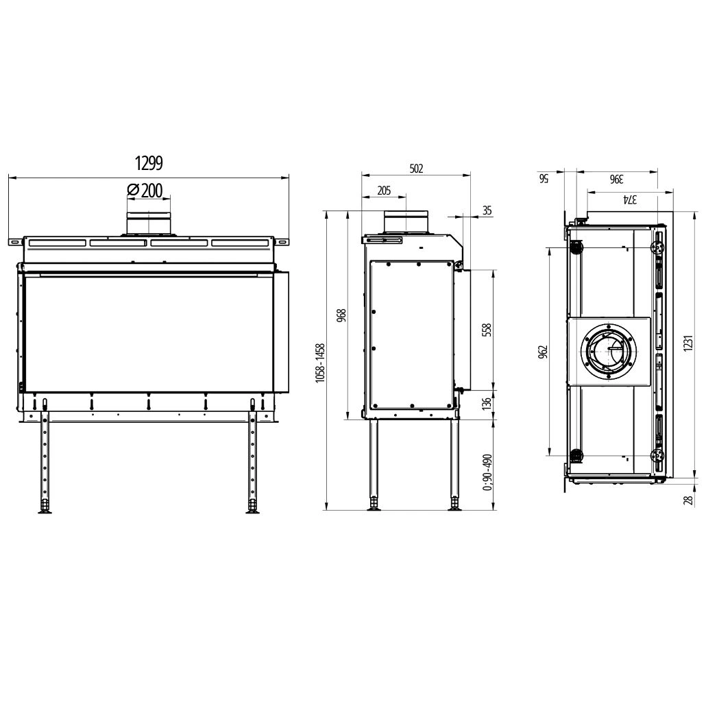 Focar pe gaz ECKA G-115R - Sticla Dreapta + Wi-Fi + Audio Set [5]