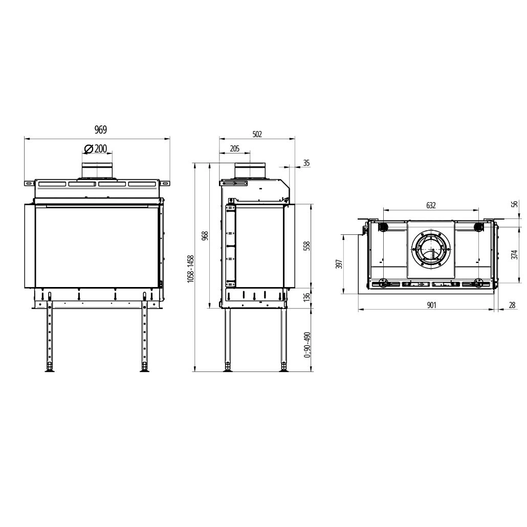 Focar pe gaz ECKA G-82L - Sticla Stanga + Wi-Fi + Audio Set [5]