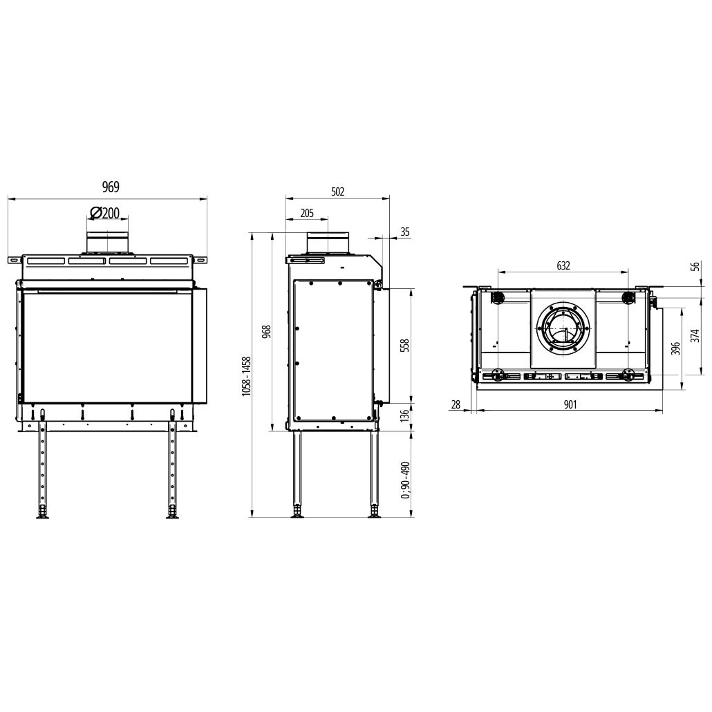 Focar pe gaz ECKA G-82R - Sticla Dreapta + Wi-Fi + Audio Set [5]