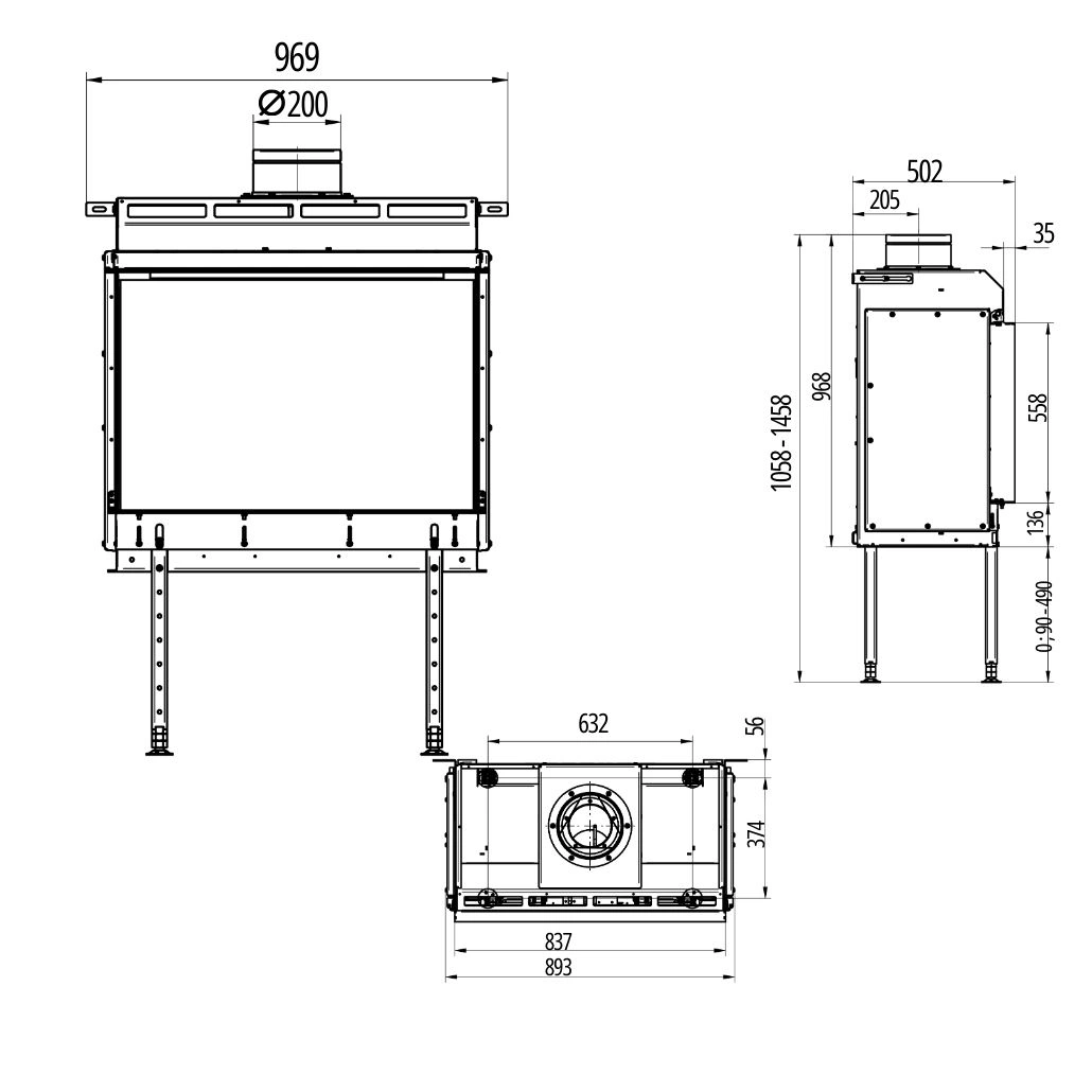 Focar pe gaz HAKA G-82 + Set acumulare + Wi-Fi + Audio Set [5]