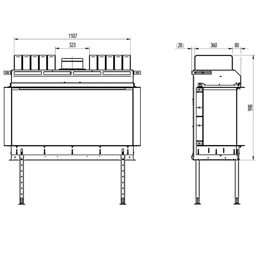 Focar pe gaz UKA G-115 + Set acumulare [4]