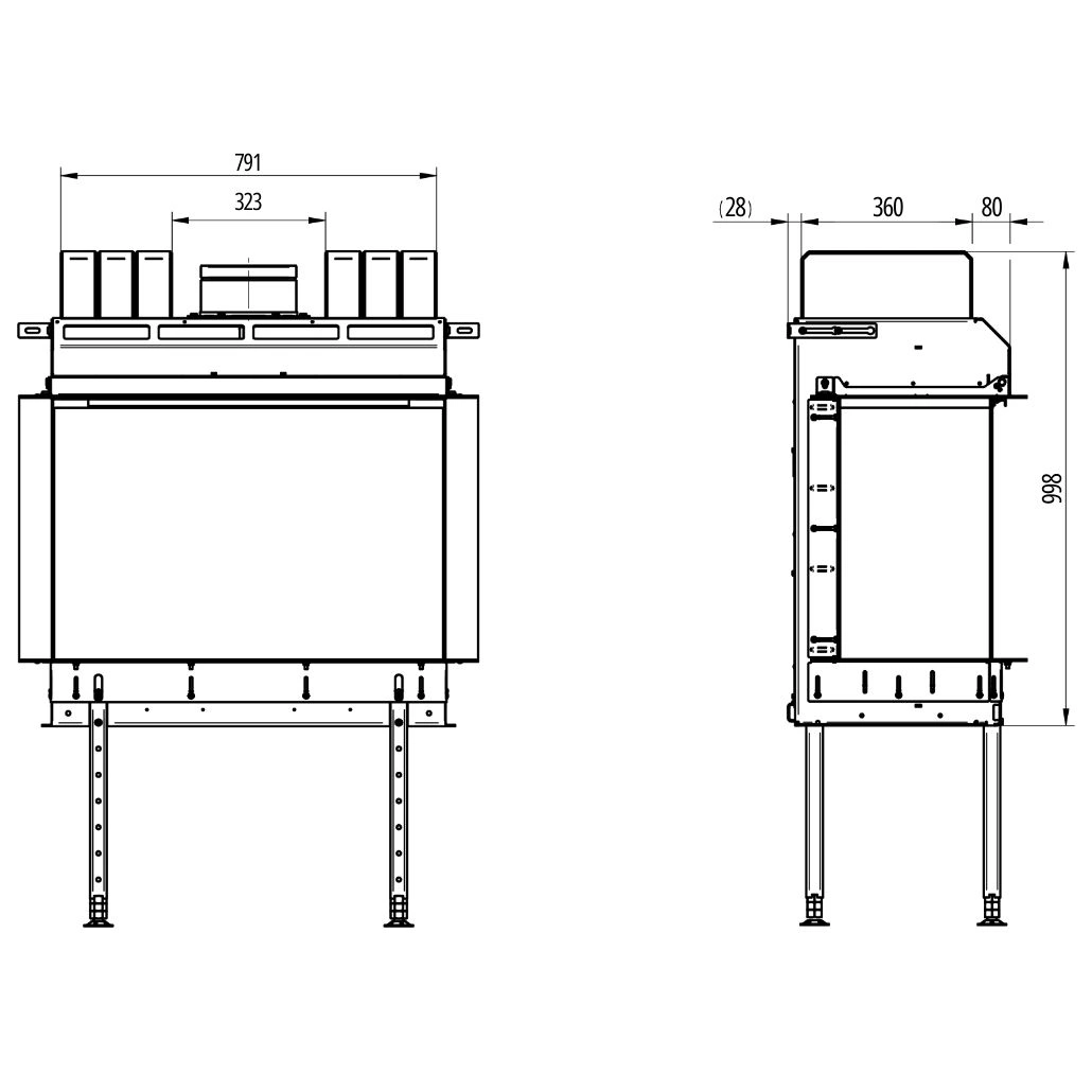 Focar pe gaz UKA G-82 + Set acumulare [5]