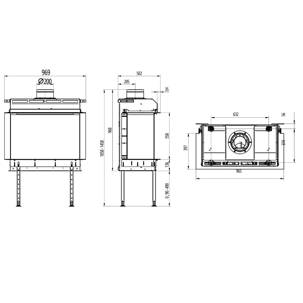 Focar pe gaz UKA G-82 + Wi-Fi + Audio Set [5]