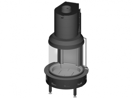 SEMINEE SI SOBE PE LEMNE - Focar samota cu geam rotund Magic