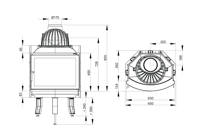 Focar samota cu geam rotund NI 25 Panorama [1]